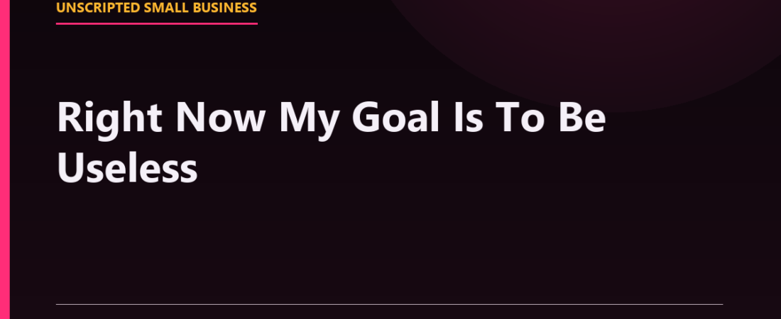 Gil Vaisman Wants To Be Useless In His Own Business