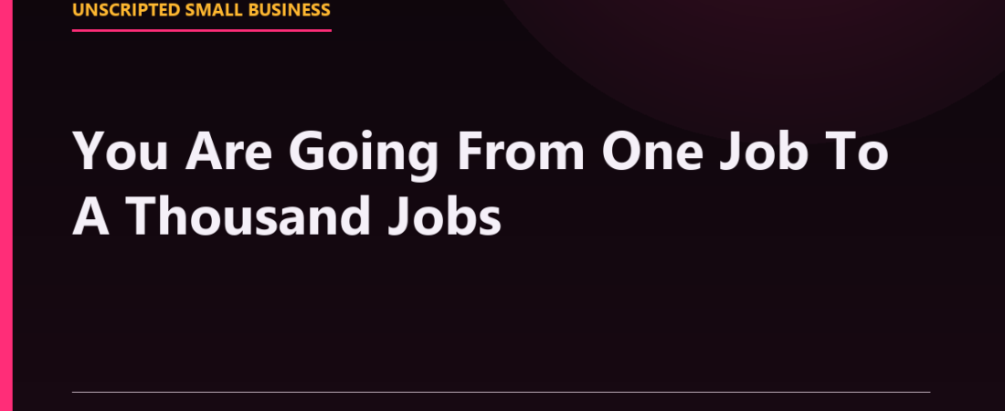 Jake Still On Going From One Job To A Thousand