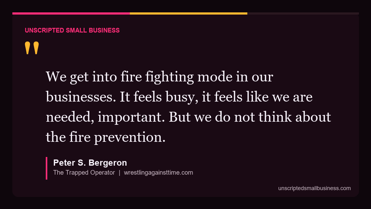 Peter S. Bergeron on the Second Job Nobody Warned You About