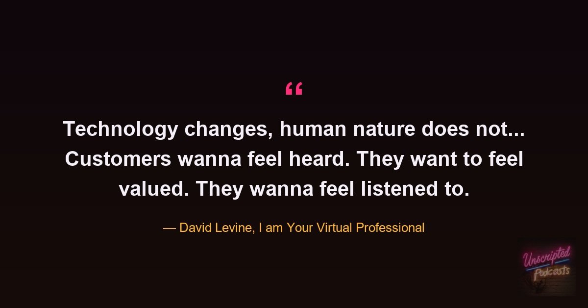 David Levine quote: technology changes, human nature does not