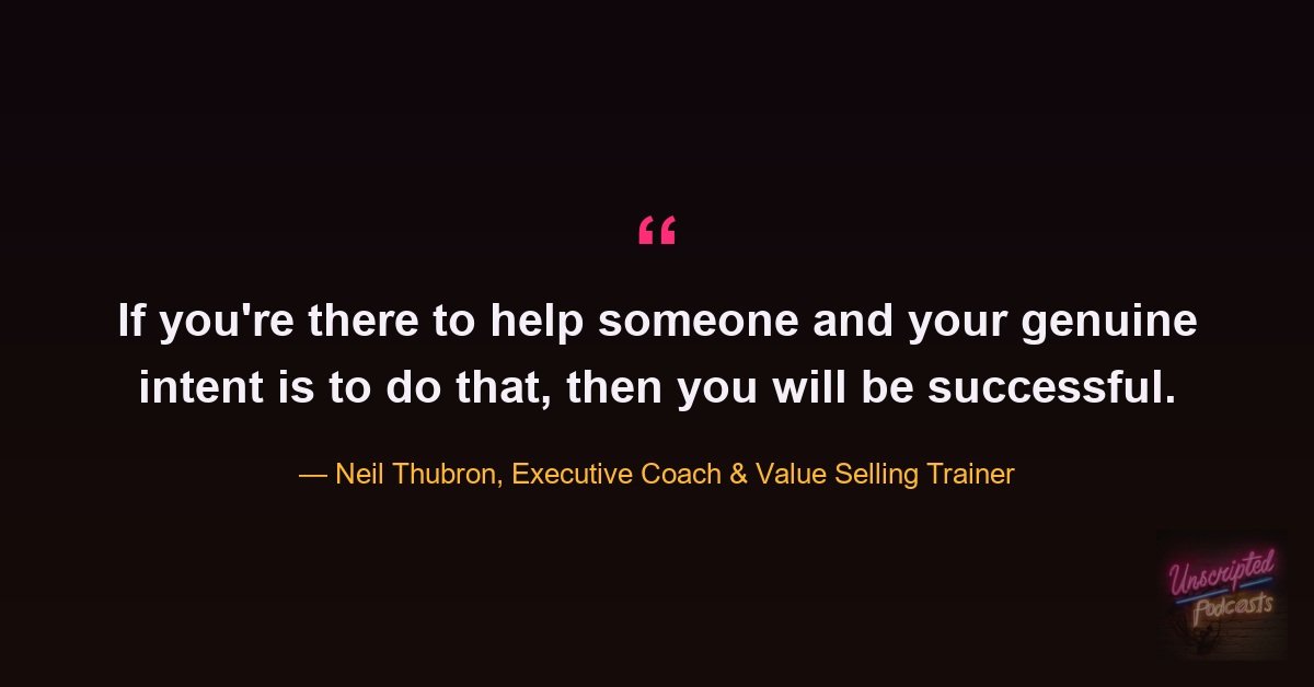 Neil Thubron on Getting Your Name Out of Every Box